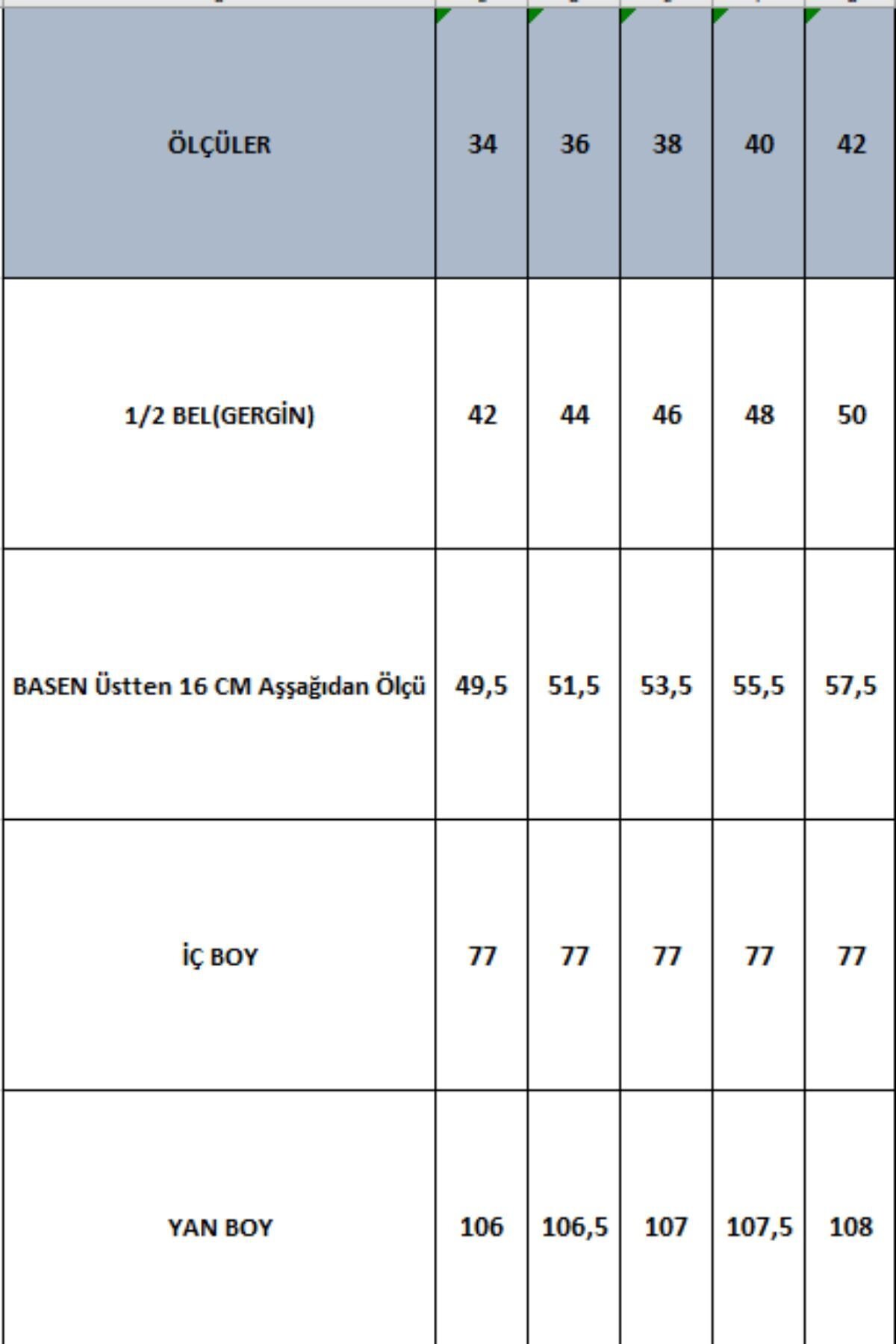 Kadın JeansMode Yüksek Bel Lastikli Mavi Baggy Kot Pantolon