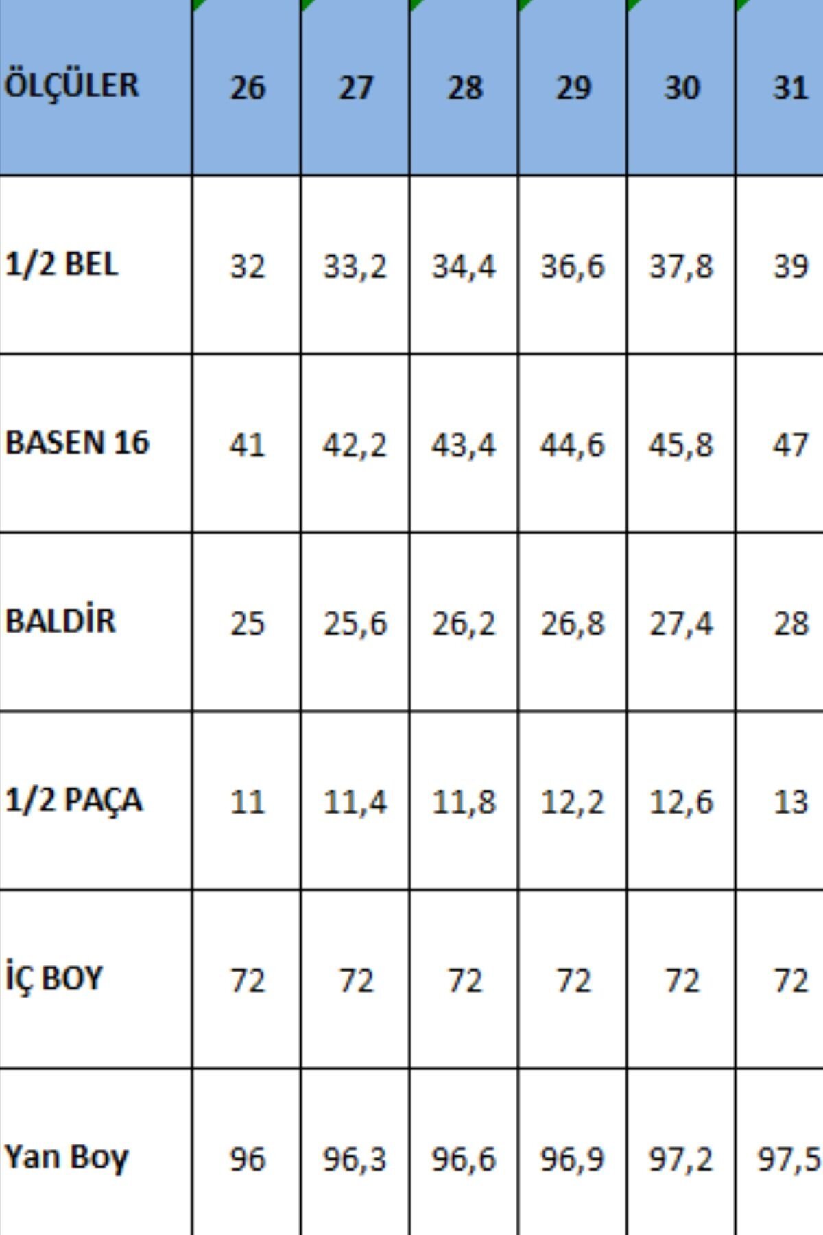 Kadın Yüksek Bel Lastikli Paça Slim Fit Mavi Kot Kargo Cepli Pantolon