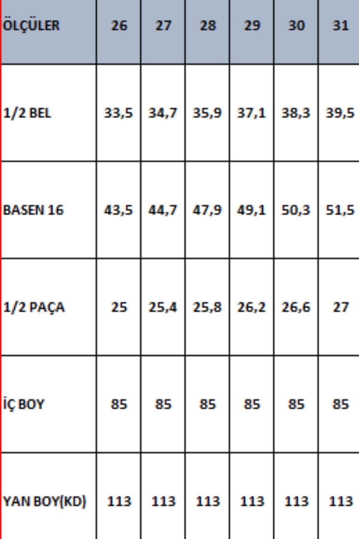 Kadın Yüksek Bel Ters Dikişli Bol Paça Palazzo Buz Mavi Kot Pantolon